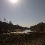 A pool of water In The Nhabe River
