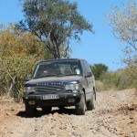 Range Rover at Kgwebe Hills