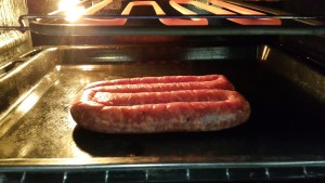 Wors under the grill