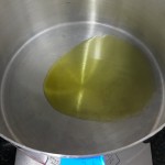 Pan with oil
