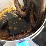 Pan cooked boerewors