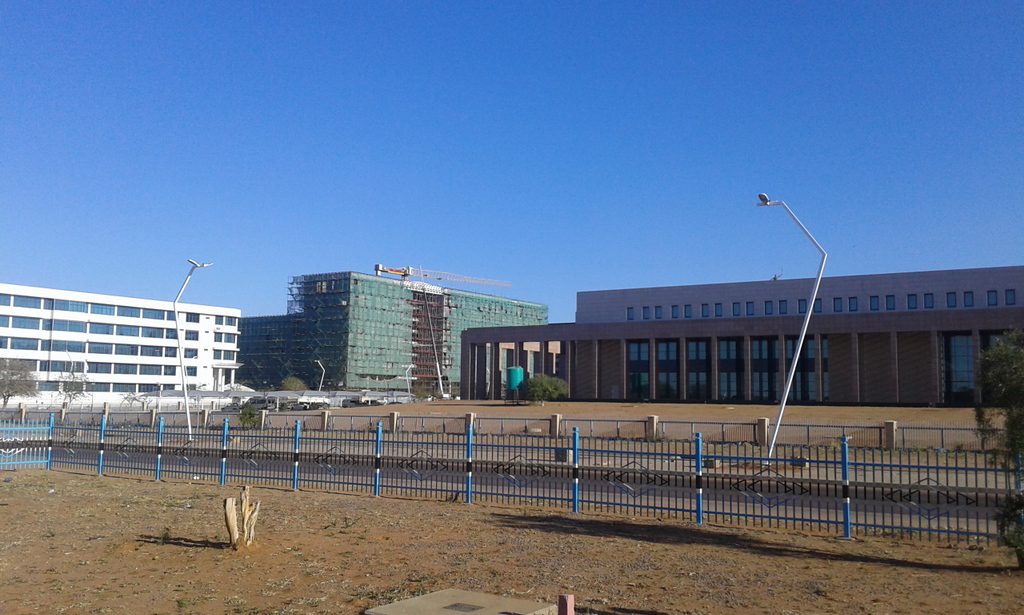 The Central Business District area of Gaborone, powerhouse of Botswana's economy.