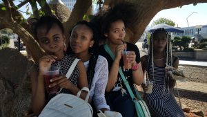My goon squad at Flowetry Food Fair