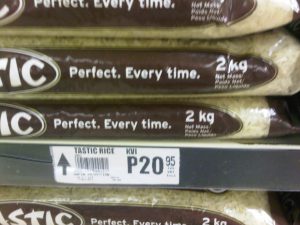 2kg Tastic Rice for P20.95...