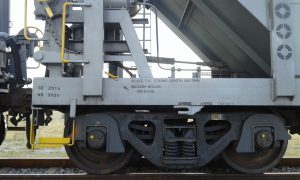 Botswana Railways' coal wagon bogie and brake details