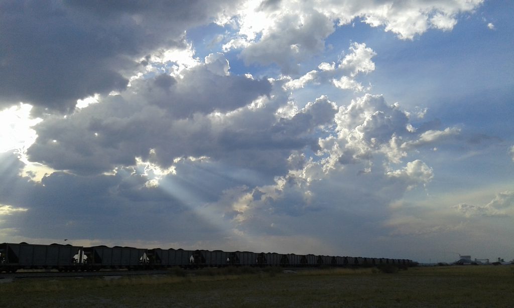 Coal train at Botswana Ash, Sowa Pan Coal train at Botswana Ash, Sowa Pan